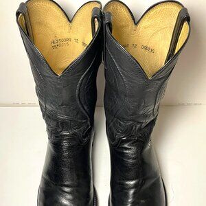 Lucchese Boots, Black, 12D